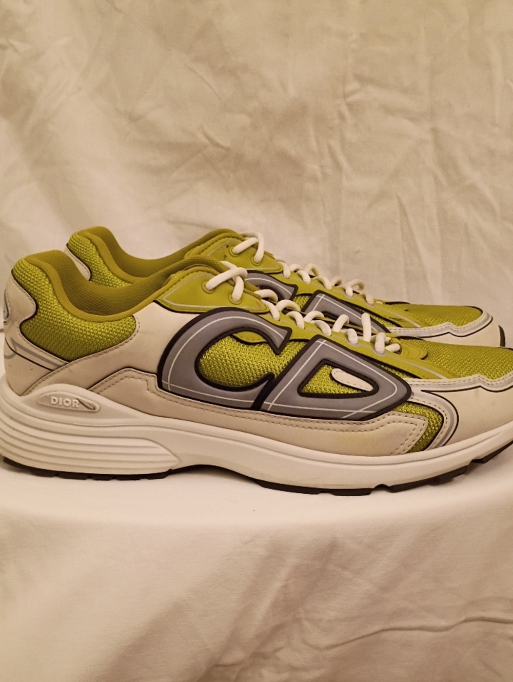 Christian Dior B30 Sneakers - Yellow/Lime Green - Men's Size 46 (US Men's 13) - Picture 2 of 8